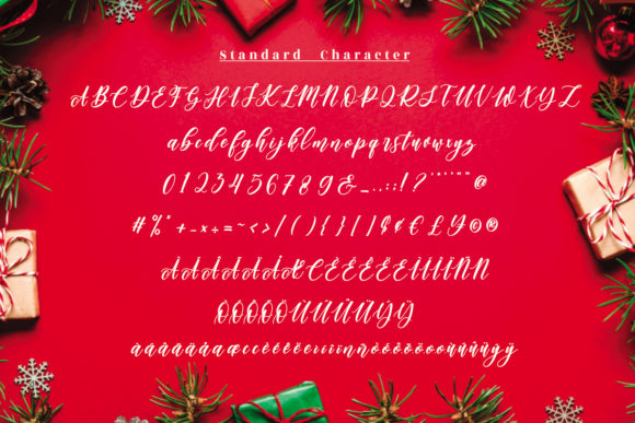 Beloved Christmas Font Poster 16