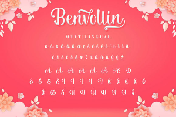 Benvollin Font Poster 13