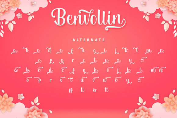 Benvollin Font Poster 14