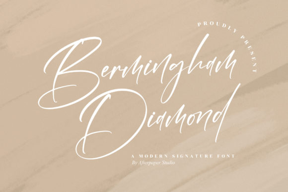 Bermingham Diamond Font Poster 1