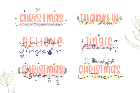 Better Holidays Font Poster 6