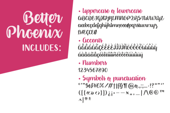 Better Phoenix Font Poster 5