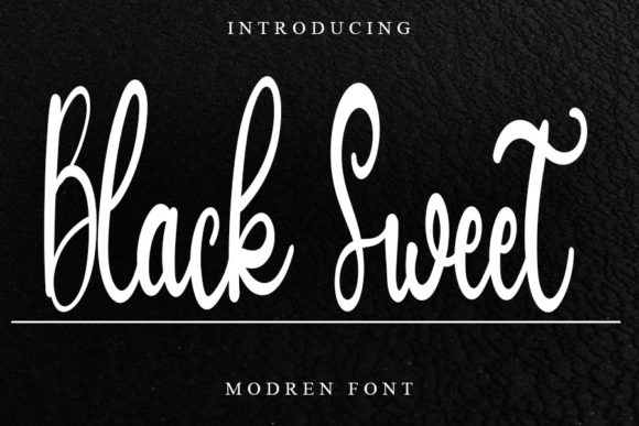 Black Sweet Font