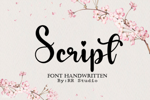 Boho Script Font Poster 4