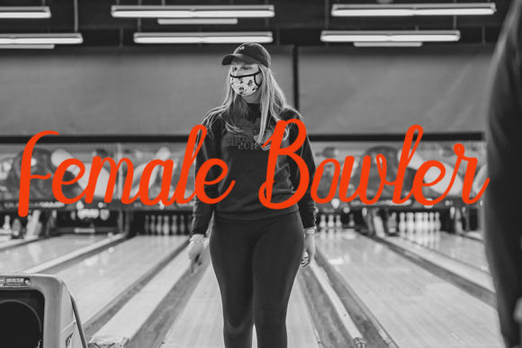 Bowling Ball Font Poster 3