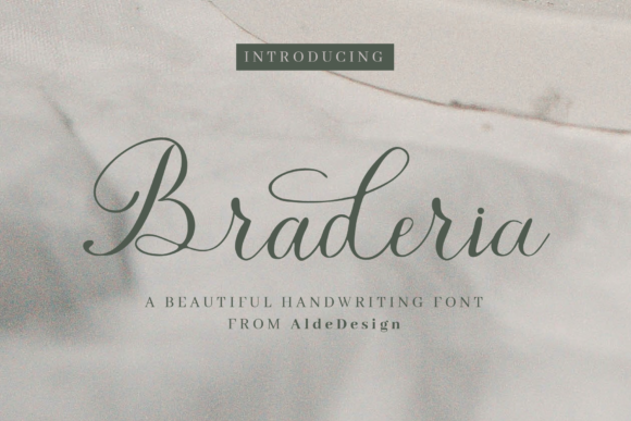 Braderia Script Font