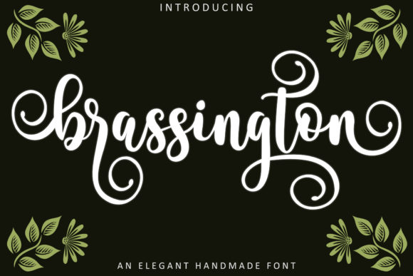 Brassington Font Poster 2