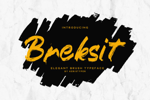 Breksit Font Poster 1