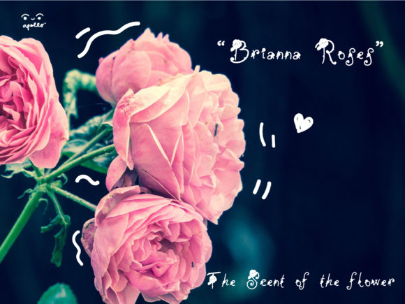 Brianna Roses Font Poster 2