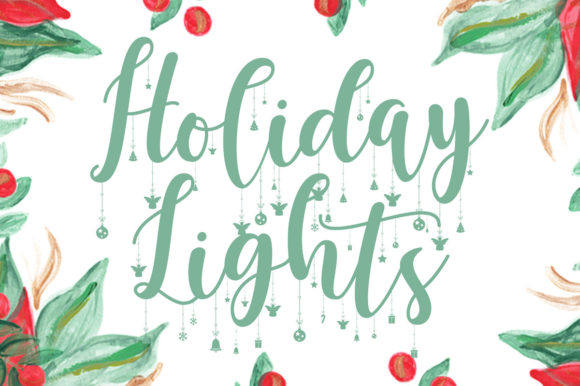 Bright Christmas Font Poster 4