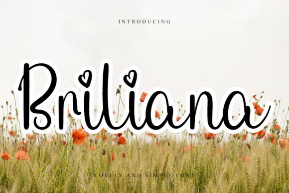 Briliana Font Poster 1