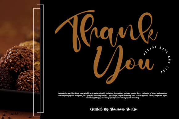 Brown Candy Font Poster 10