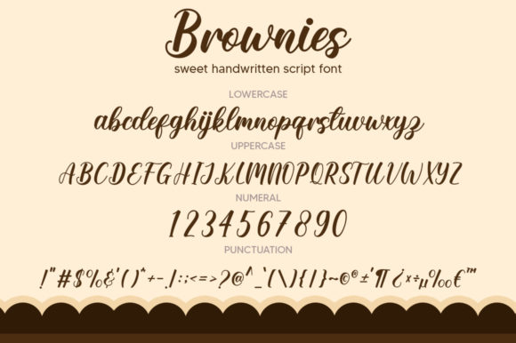 Brownies Font Poster 7