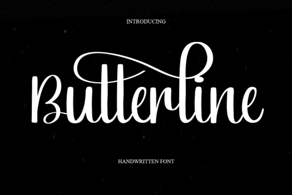 Butterline Font Poster 1