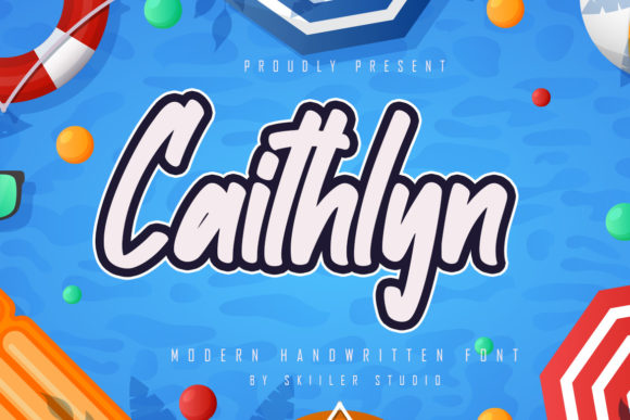 Caithlyn Font Poster 1