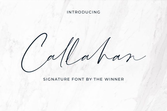 Callahan Font Poster 1