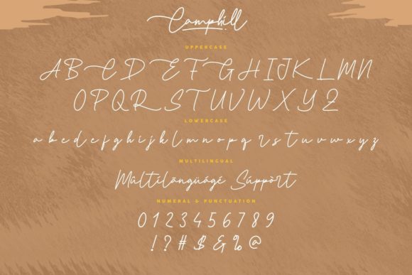 Camphill Font Poster 4