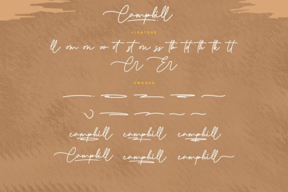 Camphill Font Poster 8