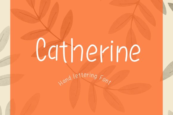 Catherine Font Poster 1