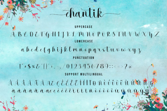 Chantik Font Poster 7