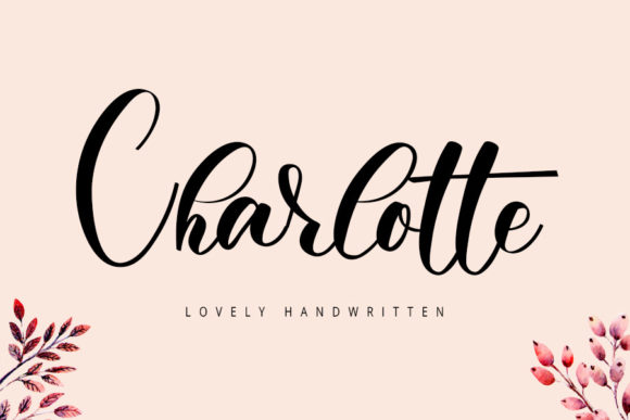 Charlotte Font Poster 1