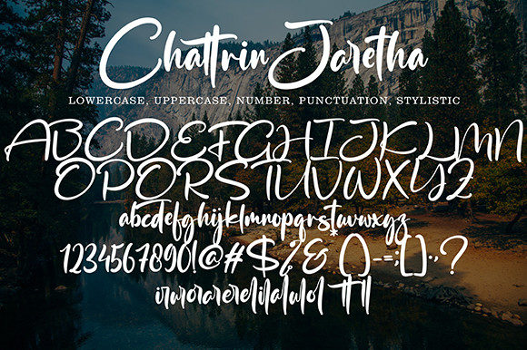 Chattrin Jaretha Font Poster 9