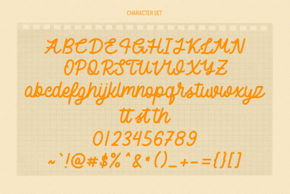 Cherytos Script Font Poster 8