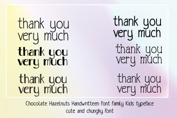 Chocolate Hazelnuts Font Poster 11