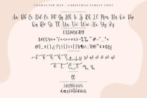 Christmas Family Font Poster 6