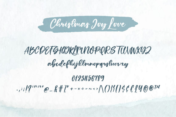 Christmas Jolly Love Font Poster 3