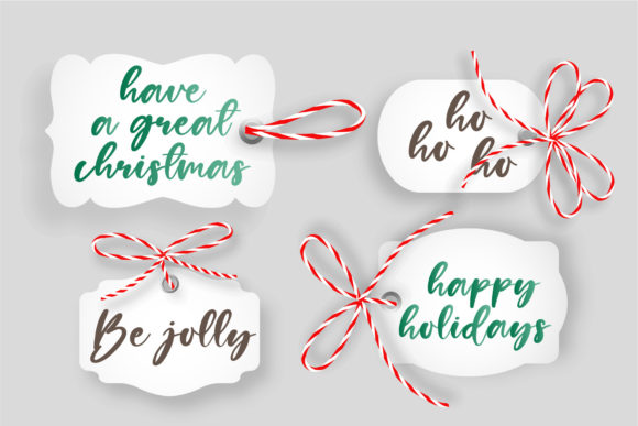 Christmas Jolly Love Font Poster 10