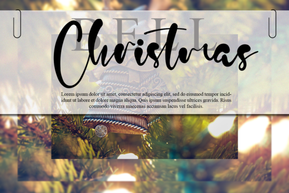 Christmas Joy Font Poster 3