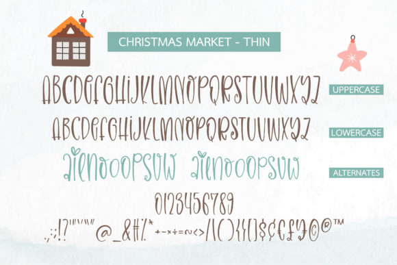 Christmas Market Font Poster 2