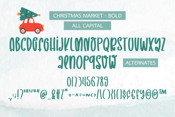 Christmas Market Font Poster 3