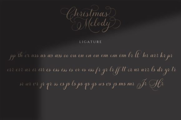 Christmas Melody Font Poster 11