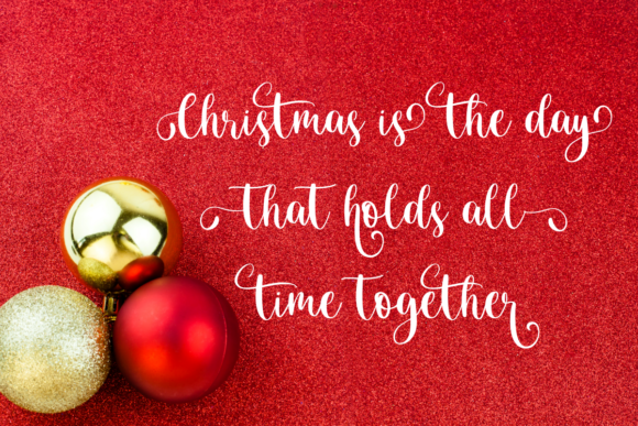 Christmas Moments Font Poster 4