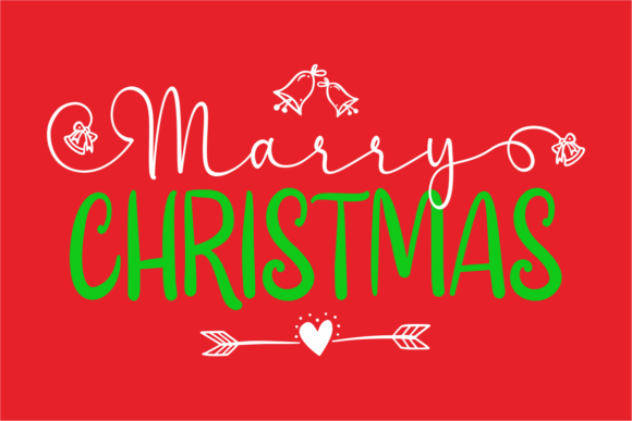 Christmas Party Font Poster 8