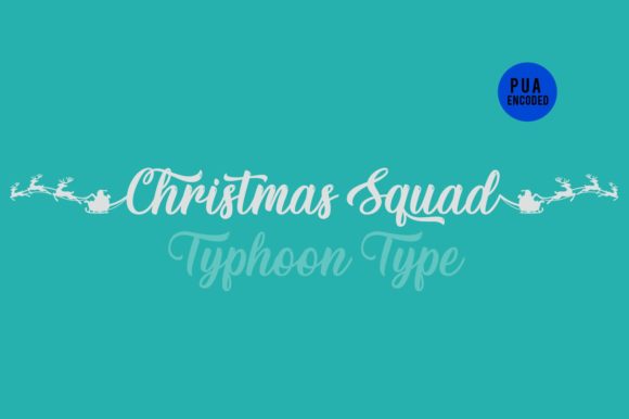 Christmas Squad Font Poster 2