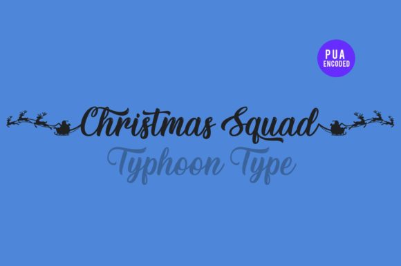 Christmas Squad Font Poster 3