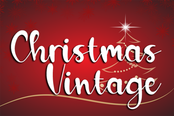 Christmas Vintage Font