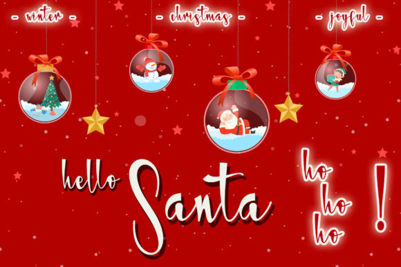 Christmas Wind Font Poster 8