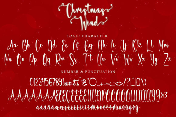 Christmas Wind Font Poster 9