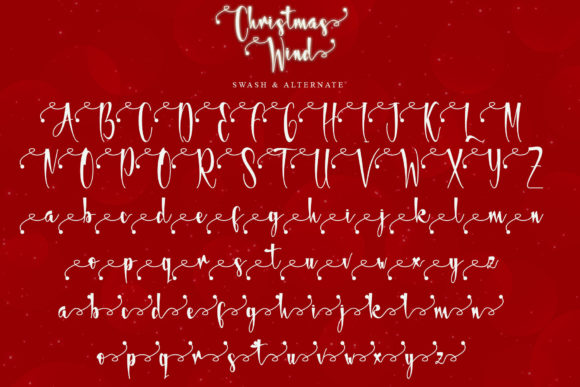Christmas Wind Font Poster 10