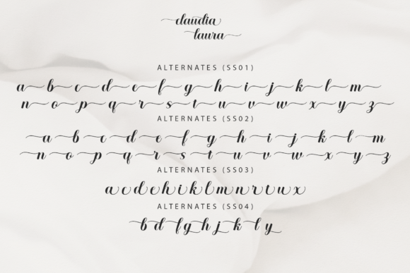 Claudia Laura Font Poster 9