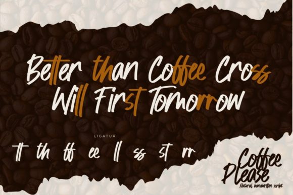 Coffee Please Font Poster 7