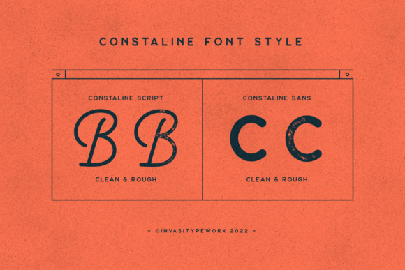Constaline Font Poster 2