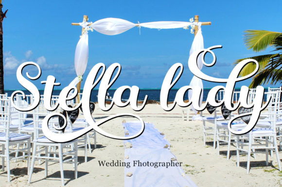 Costa Smeralda Script Font Poster 3