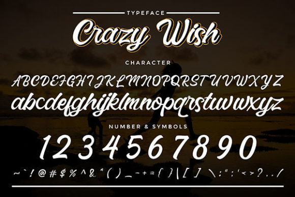 Crazy Wish Font Poster 10