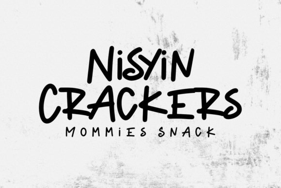 Crisp Cracks Font Poster 5