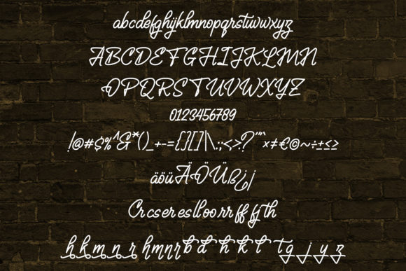 Crustycs Font Poster 5